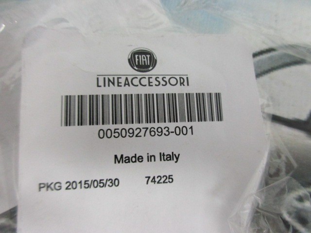 Fiat 500 gyári új, kék-fehér színű kulcsház 50927693