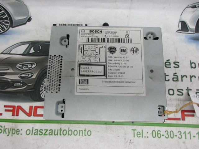 Fiat 500 735585261 számú rádió