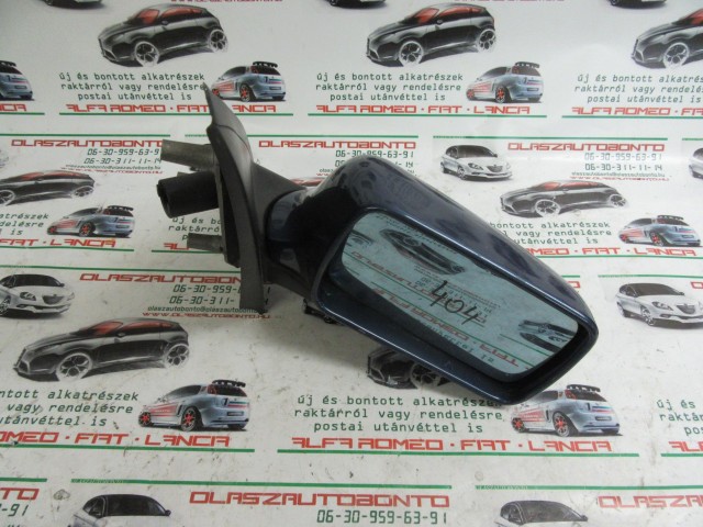 Alfa Romeo 145 kék színű, jobb oldali, elektromos tükör