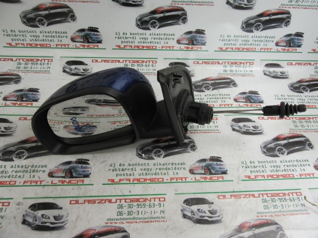 Fiat Panda II. kék színű, bal oldali, manual tükör