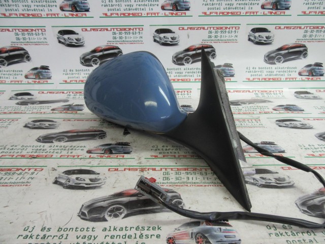 Alfa Romeo 159 kék színű, elektromos, jobb oldali tükör