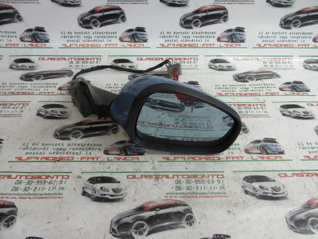 Alfa Romeo 159 kék színű, elektromos, jobb oldali tükör