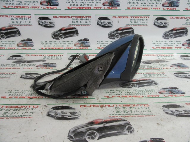 Alfa Romeo 159 kék színű, elektromos, jobb oldali tükör