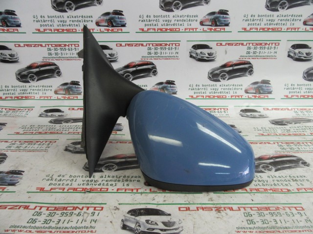 Alfa Romeo 159 kék színű, elektromos, jobb oldali tükör