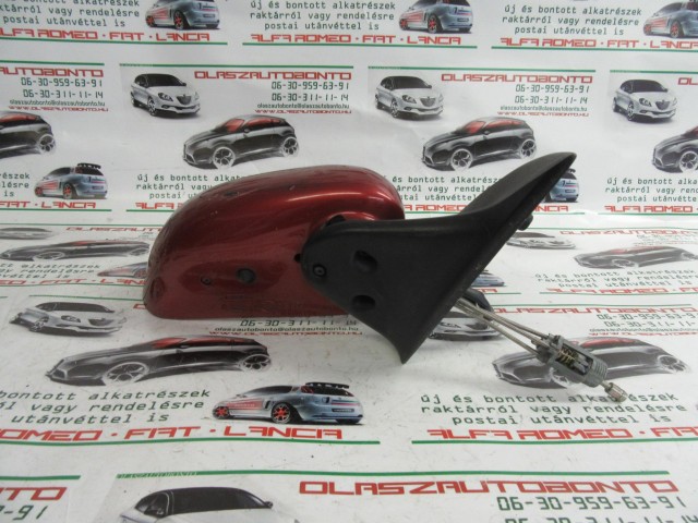 Fiat Brava/Marea bordó színű, manual, jobb oldali tükör