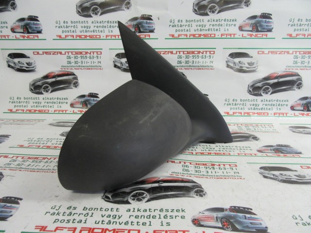 Fiat Brava/Marea matt fekete színű, manual, jobb oldali tükör