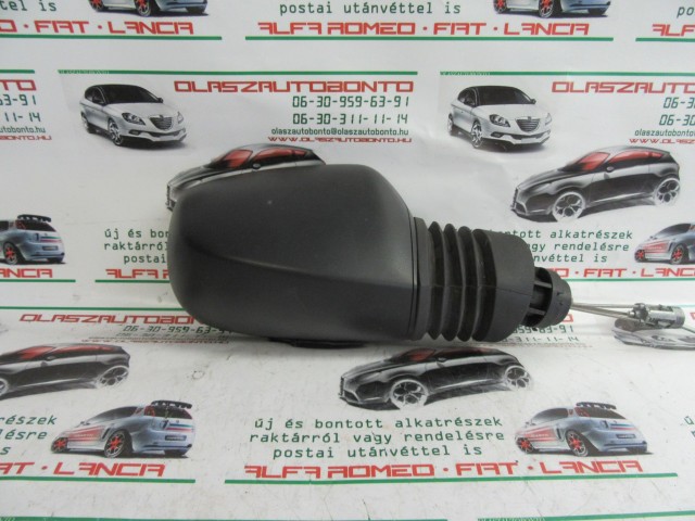 Fiat Punto II. III. matt fekete színű, manual,jobb  oldali tükör