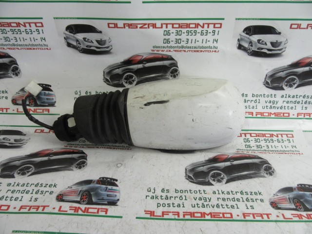 Fiat Punto II. III. fehér színű, elektromos, bal oldali tükör