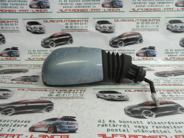 Fiat Punto II. III. kék színű, elektromos, jobb oldali tükör