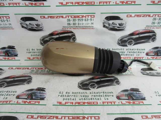 Fiat Punto II. III. arany színű, elektromos, jobb oldali tükör
