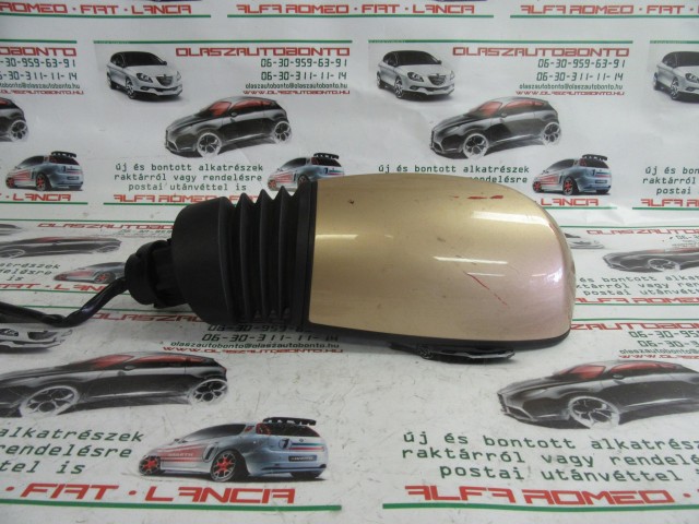 Fiat Punto II. III. arany színű, elektromos, jobb oldali tükör