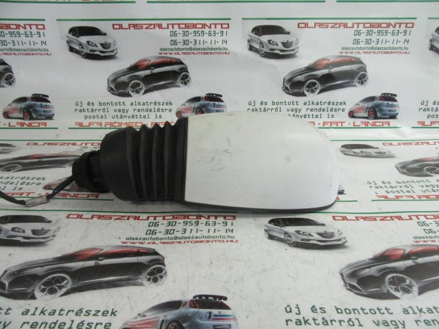 Fiat Punto II. III. fehér színű, elektromos, jobb oldali tükör