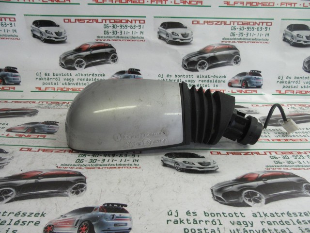 Fiat Punto II. III. ezüst színű, elektromos, jobb oldali tükör