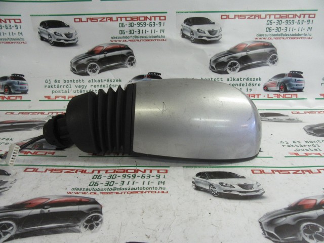 Fiat Punto II. III. ezüst színű, elektromos, jobb oldali tükör