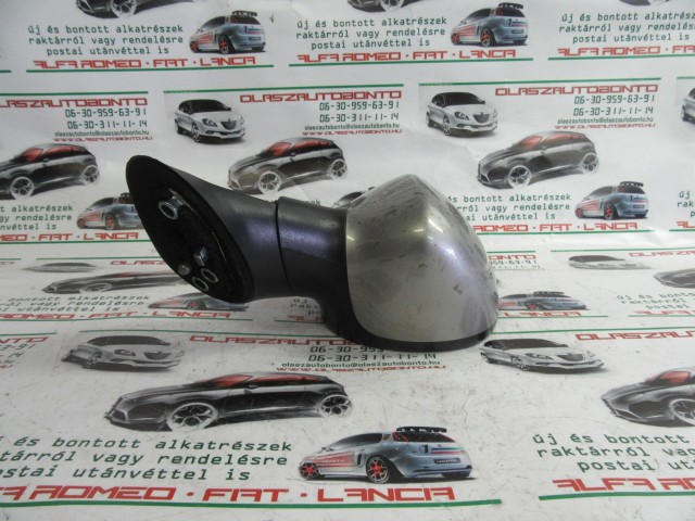 25736 Fiat Grande Punto 3 vezetékes ezüst színű, elektromos, jobb oldali tükör