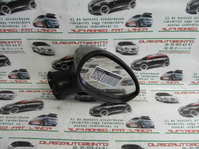25736 Fiat Grande Punto 3 vezetékes ezüst színű, elektromos, jobb oldali tükör