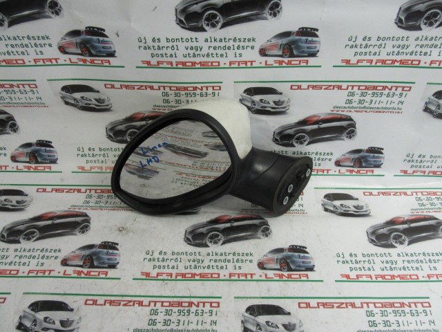 Fiat Linea fehér színű, elektromos, bal oldali tükör