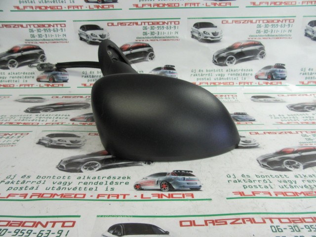 Fiat Linea matt fekete színű,manual, jobb  oldali tükör 