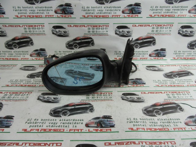 Fiat Croma sötét kék színű, elektromos, bal oldali tükör 9 vezetékes