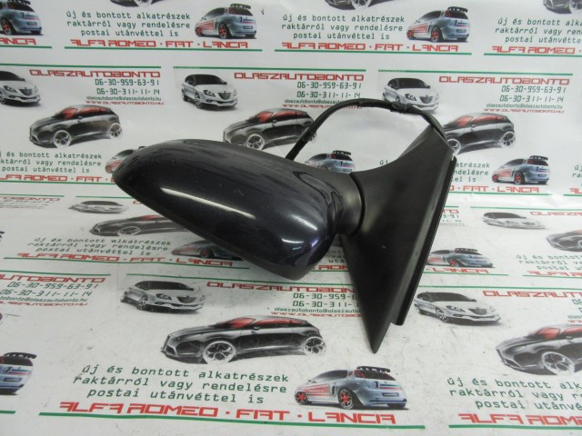 Fiat Croma sötét kék színű, elektromos, bal oldali tükör 9 vezetékes