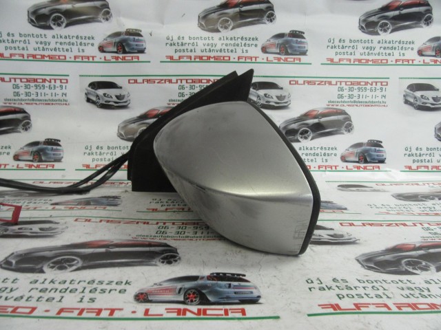Fiat Stilo 3 ajtós ezüst színű, elektromos, bal oldali tükör