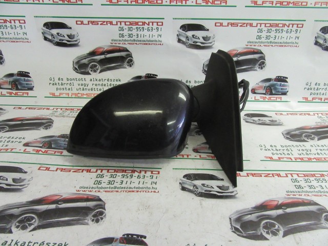 Fiat Stilo 3 ajtós fekete színű, elektromos, bal oldali tükör