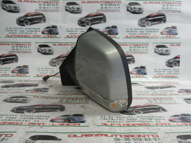 Fiat Doblo III. ezüst színű, manual, bal oldali tükör Sérült!!