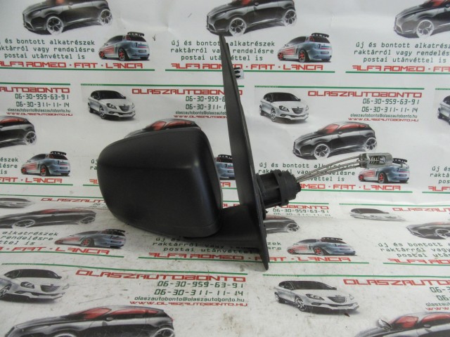 Fiat Panda II. matt fekete színű, manual, jobb oldali tükör