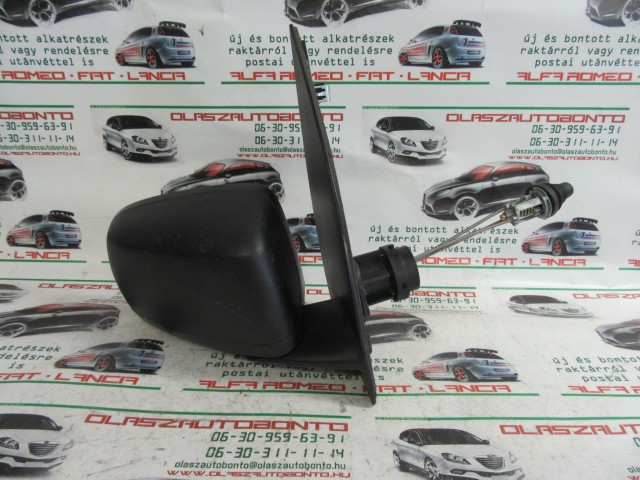 Fiat Panda II. matt fekete színű, manual, jobb oldali tükör