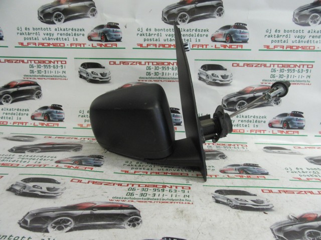Fiat Panda II. matt fekete színű, manual, jobb oldali tükör