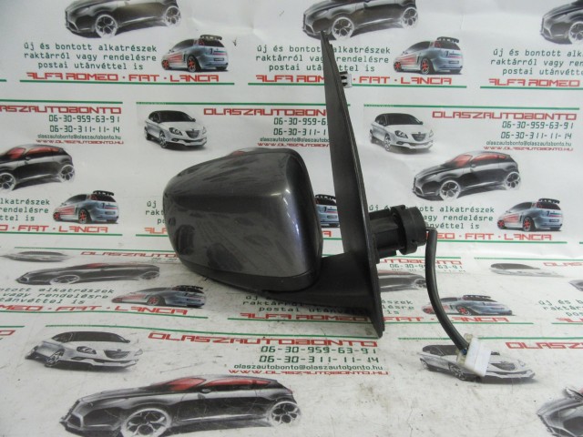 Fiat Panda II. szürke színű, elektromos, jobb oldali tükör