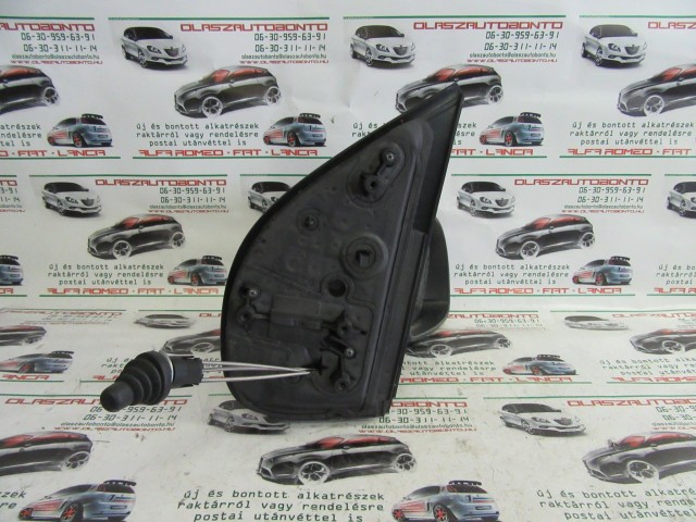 Fiat Panda III. matt fekete színű, manual, jobb oldali tükör