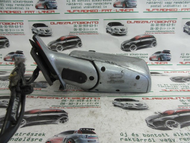 Lancia Kappa ezüst színű, elektromos, bal oldali tükör