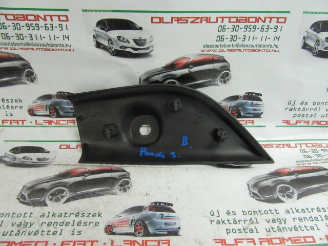 Fiat Panda III. 735490595 számú, bal oldali tükör szár takaró
