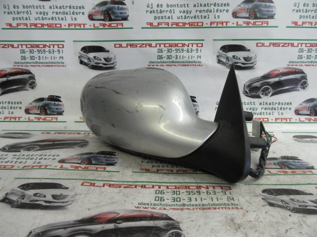 23880 Lancia Lybra ezüst színű, elektromos, 7 vezetékes jobb oldali visszapillantó tükör