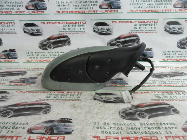 23882 Lancia Lybra zöld színű, elektromos, 7 vezetékes jobb oldali visszapillantó tükör