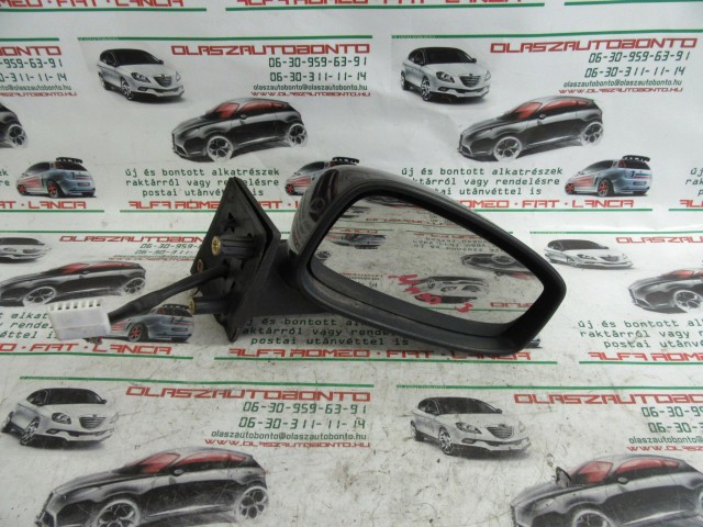 Fiat Idea/Lancia Musa barna színű, elektromos, jobb oldali tükör 