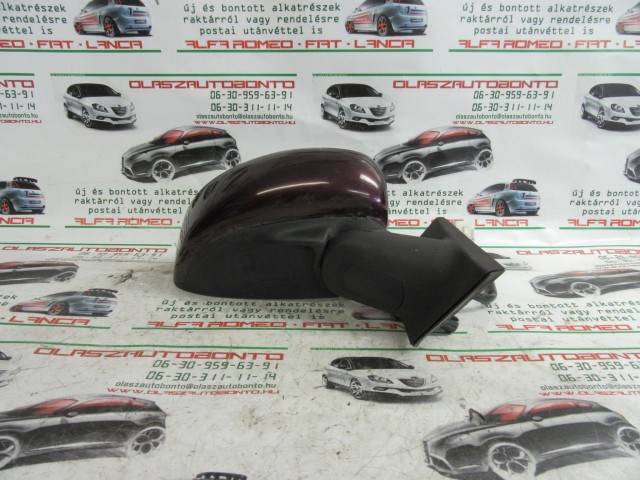 Fiat Idea/Lancia Musa barna színű, elektromos, jobb oldali tükör 