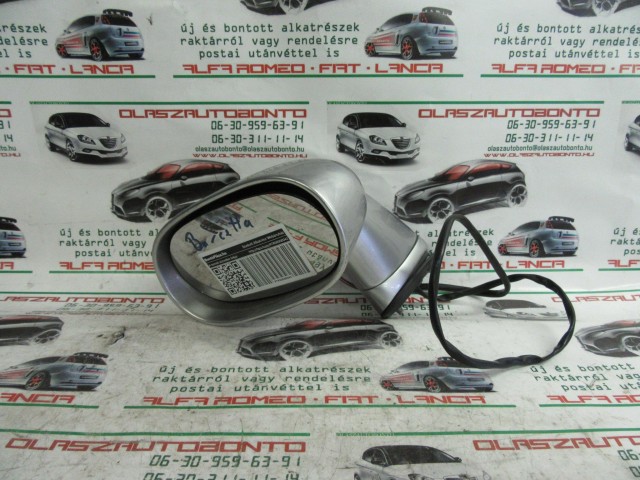Fiat Barchetta ezüst színű, elektromos,bal oldali tükör