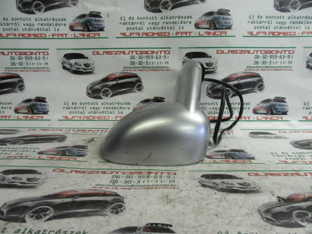 Fiat Barchetta ezüst színű, elektromos,bal oldali tükör