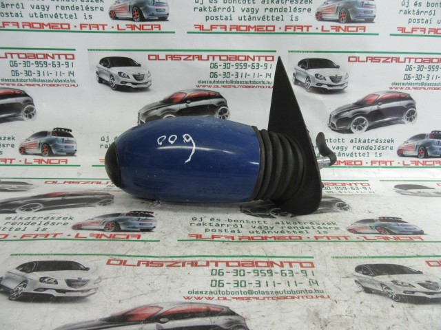 Fiat Seicento kék színű, manual , jobb oldali tükör 