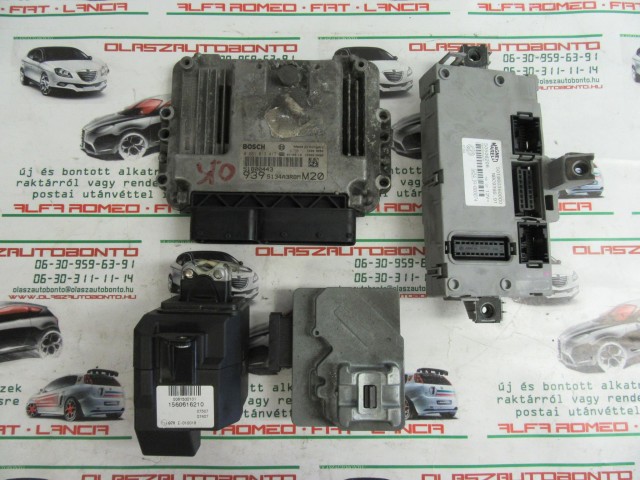31493 Alfa Romeo 159 2,4 Jtd, motorvezérlő szett 0281013417 , 51800443
