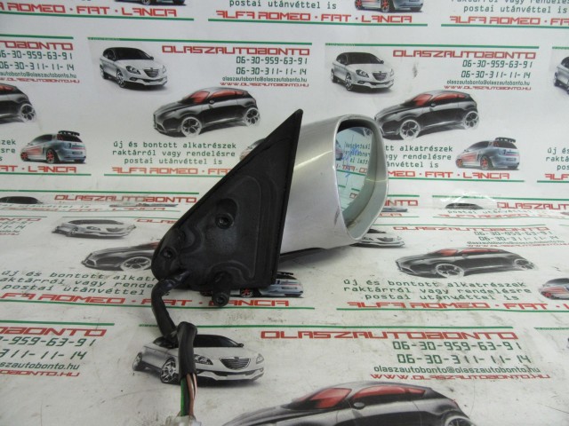 23880 Lancia Lybra ezüst színű, elektromos, 9 vezetékes jobb oldali visszapillantó tükör