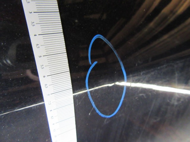 36027 Fiat Croma kék színű, bal első ajtó