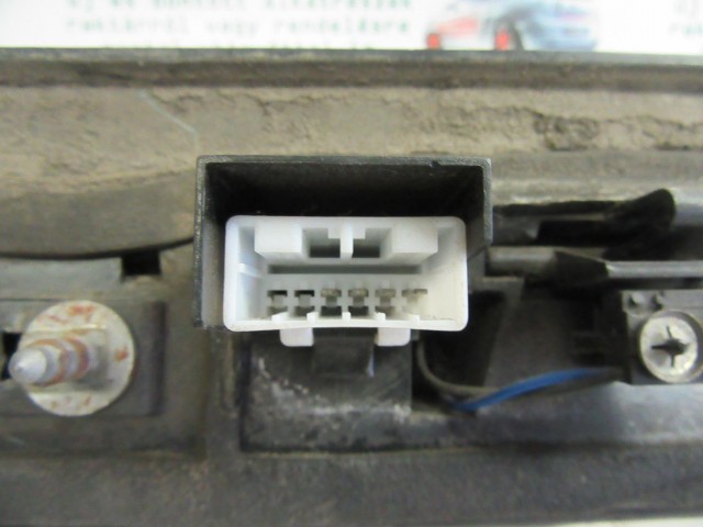 Fiat Stilo 5 ajtós, fekete színű rendszámtábla világítás