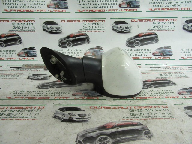 Fiat Grande Punto fehér színű, elektromos, jobb oldali tükör