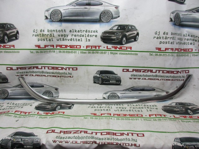 Fiat Tipo 2015-  gyári új ,első díszrács alsó króm díszcsík 735637924