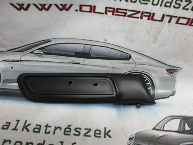 Fiat 500 735488140 számú, utángyártott új, jobb hátsó, díszléc a sárvédőn