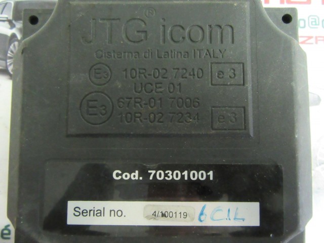 Lancia Musa 70301001 számú , gáz vezérlő elektronika