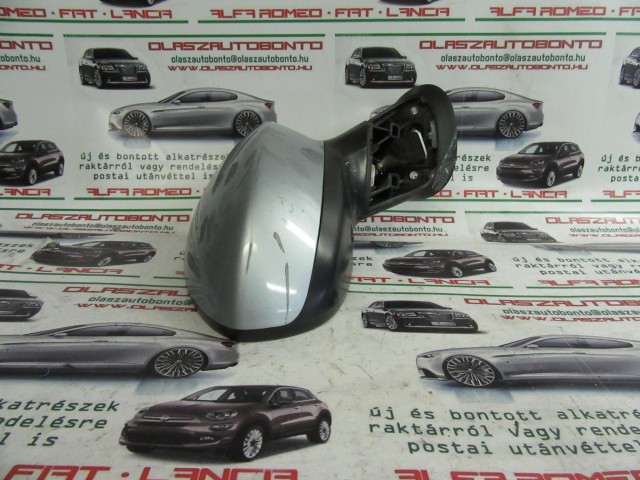 Fiat Grande Punto ezüst színű, elektromos, jobb oldali tükör